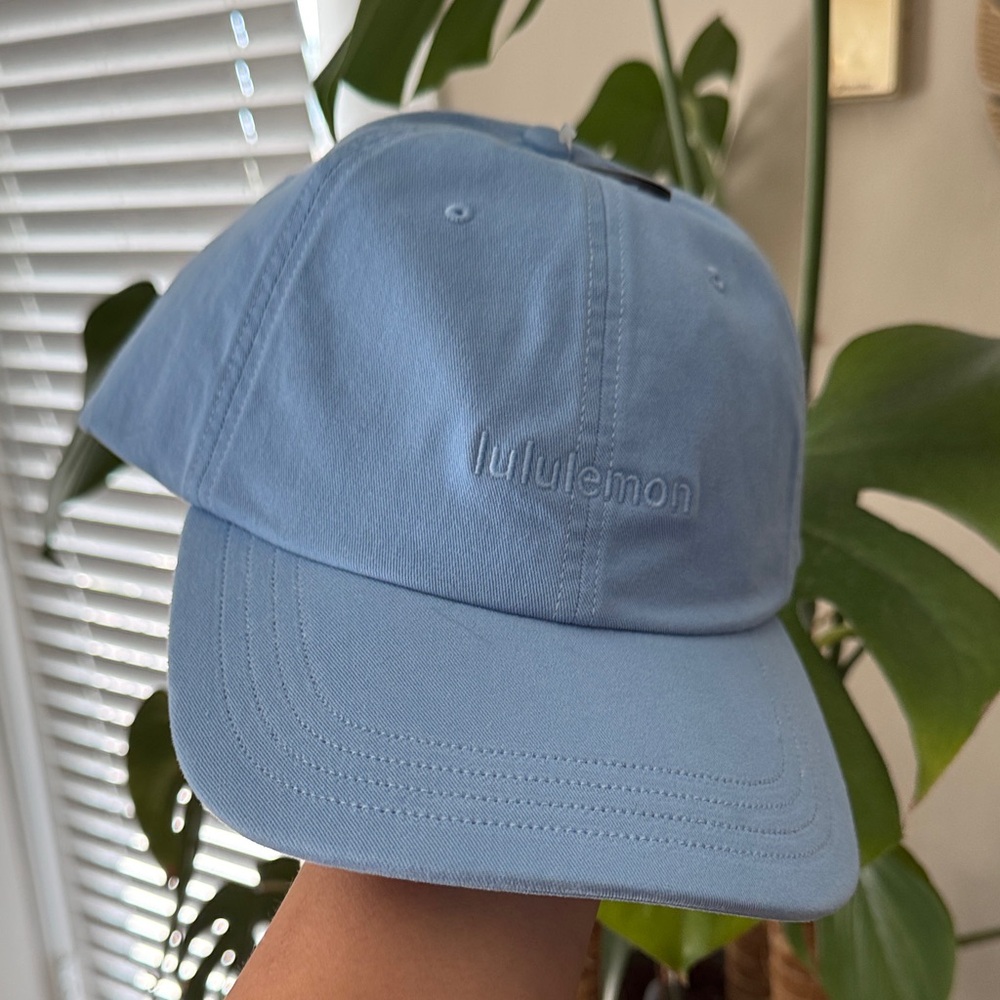 lululemon athletica Light Blue Embroidered Logo Baseball Cap
